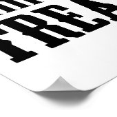 Y Halloween I Am The Treat Funny Holiday Poster (Hoek)