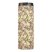 Y Hilarisch patroon Chinees Vietnamees Varkensjaar Thermosbeker (Achterkant)