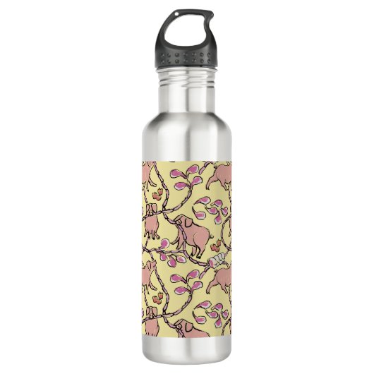 Y Hilarisch patroon Chinees Vietnamese varkensjaar Waterfles (Voorkant)