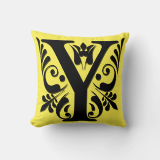 Y Initiaal Monogram - Kussen