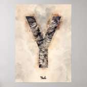 Y is voor Yak Poster (Voorkant)
