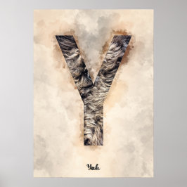 Y is voor Yak Poster