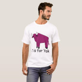 Y is voor Yak T-shirt (Voorkant volledig)