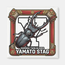 Y is voor Yamato Vliegend Hert – GTA Stijl ABC Ler Magneet