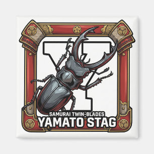 Y is voor Yamato Vliegend Hert – GTA Stijl ABC Ler Magneet