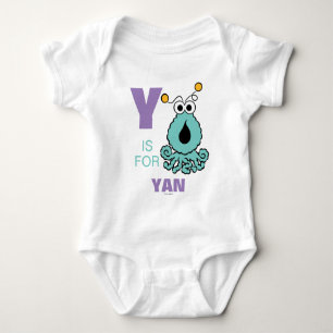 Y is voor Yip-Yips   Jouw namen toevoegen Romper