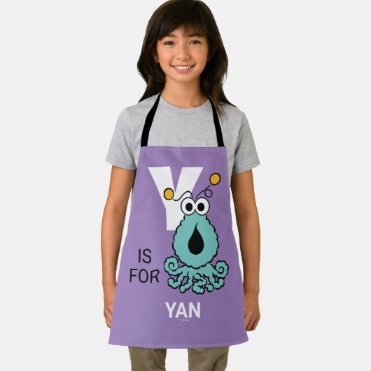 Y is voor Yip-Yips | Jouw namen toevoegen Schort (Insitu)