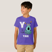 Y is voor Yip-Yips | Jouw namen toevoegen T-shirt (Voorkant volledig)