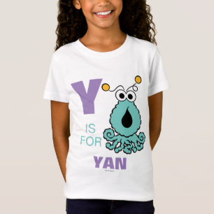 Y is voor Yip-Yips Jouw namen toevoegen T-shirt