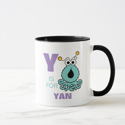 Y is voor Yip-Yips | Voeg je naam toe Mok (Rechts)