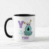 Y is voor Yip-Yips | Voeg je naam toe Mok (Links)