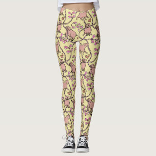 Y L Hilarisch patroon Chinees Vietnamees varkensja Leggings