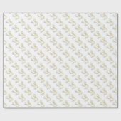 Y letter monogram gepersonaliseerd verpakkingspapi cadeaupapier (Vlak)