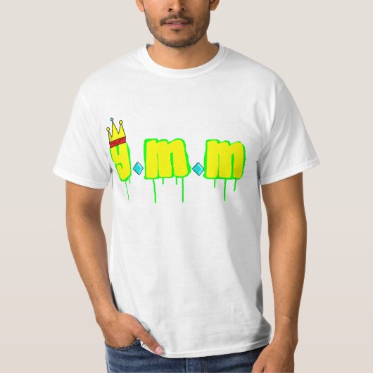 y.m. shirt - wit (Voorkant)
