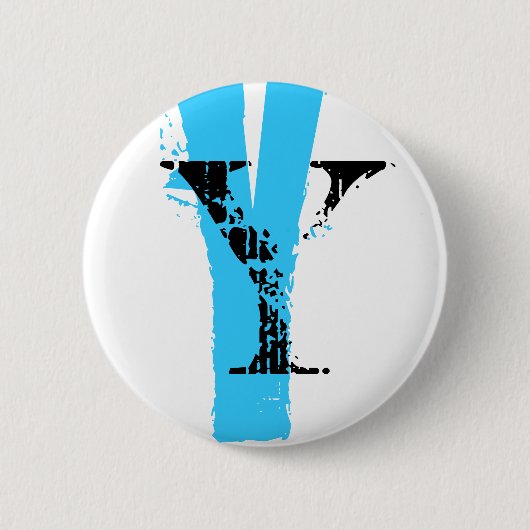 Y-monogram Ronde Button 5,7 Cm (Voorkant)