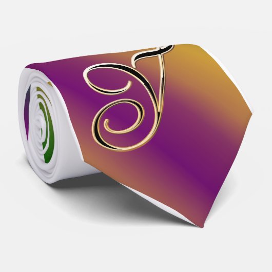 Y- Monogrambrief Initiaal Stropdas (Opgerold)