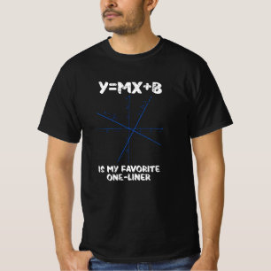 Y=mx+b is mijn favoriete één-voering t-shirt