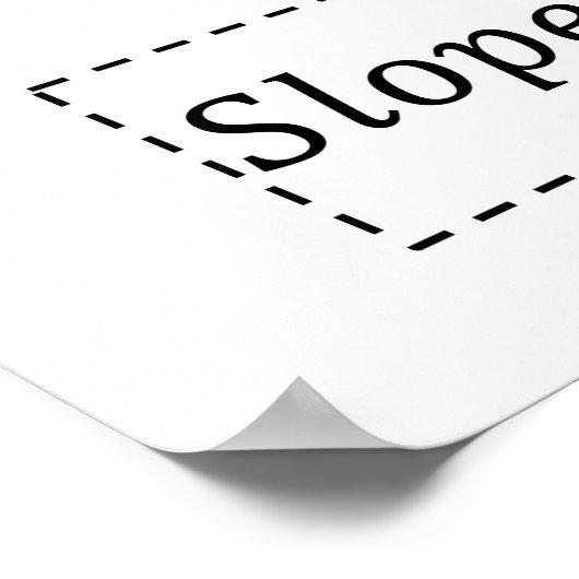 Y=MX+B POSTER (Hoek)