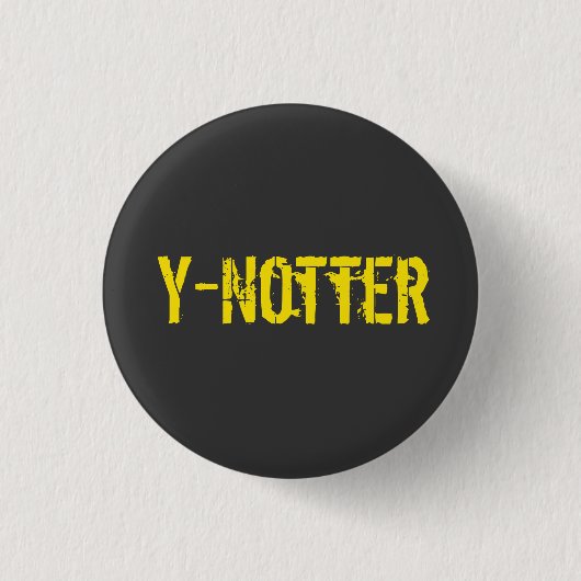 Y-Notter knop Ronde Button 3,2 Cm (Voorkant)