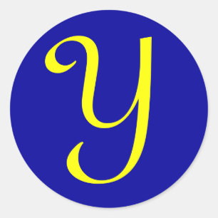 Y RONDE STICKER