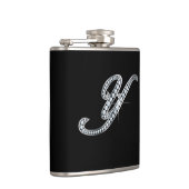 Y Script "Diamond Bling"-fles Heupfles (Rechts)