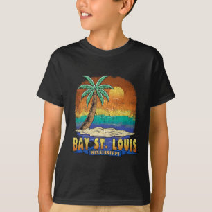 Y St. Louis Mississippi Vintage Gedecoreerd Souven T-shirt