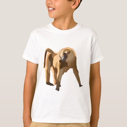 Y staat voor Yellow Baboon T-shirt (Voorkant)