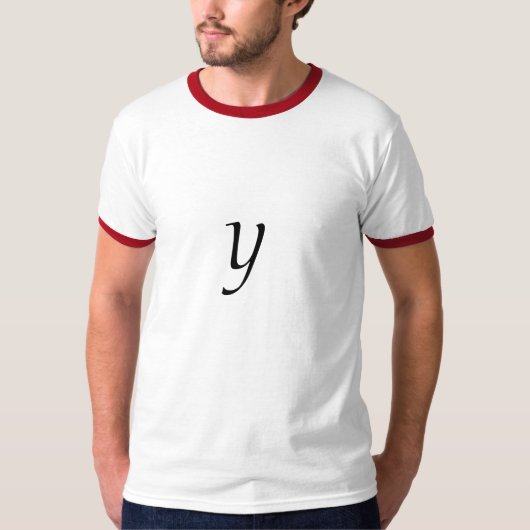 y t-shirt (Voorkant)