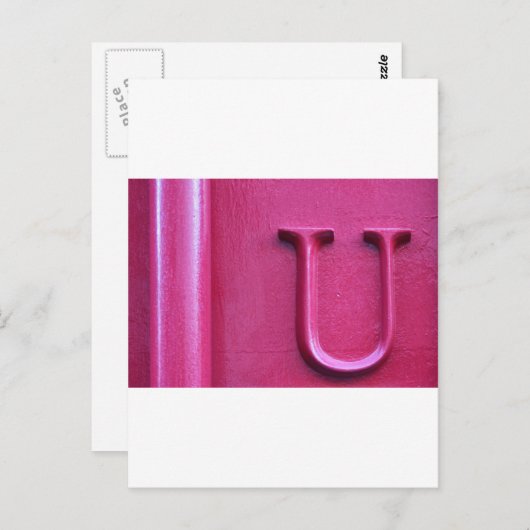 Y U... BRIEFKAART (Voorkant / Achterkant)