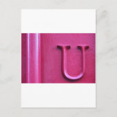 Y U... BRIEFKAART (Voorkant)