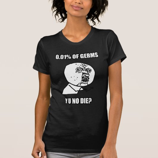 Y U NO Guy Meme T-shirt (Voorkant)