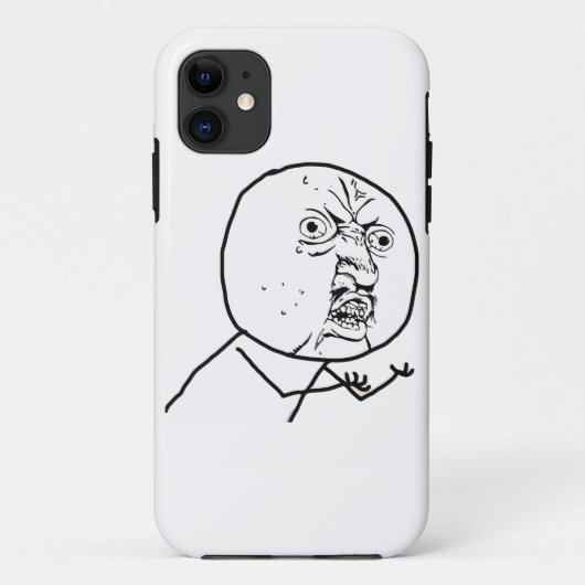 Y U NO - iPhone 5 Hoesje (Achterkant)
