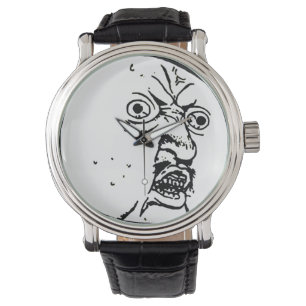 Y U NO Meme Horloge