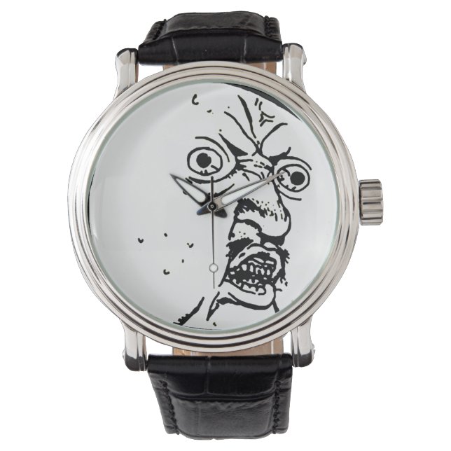 Y U NO Meme Horloge (Voorkant)