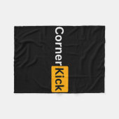 Y Voetbal Geschenken - Hoekschop Fleece Deken (Voorkant (Horizontaal))