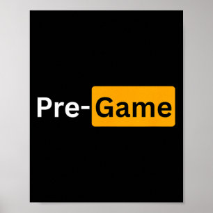 Y Voetbal Voetbal Cadeaus - Voor de wedstrijd Poster