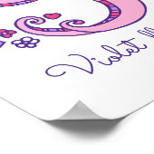 Y voor Yolanda initiaal doedle art name betekenend Poster (Hoek)