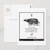 Y was een yak briefkaart (Voorkant / Achterkant)