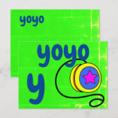y - yoyo - flash - kaart (Voorkant / Achterkant)