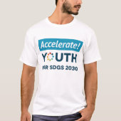 YA26 versnelt het Shirt van jongeren voor SDG's (Voorkant)