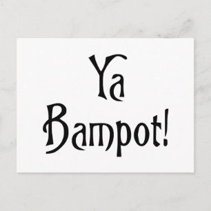 Ya Bampot grappig Schotse banter patter slang Briefkaart