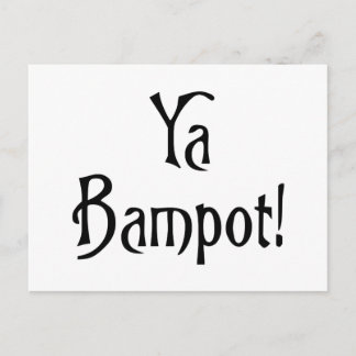 Ya Bampot grappig Schotse banter patter slang Briefkaart
