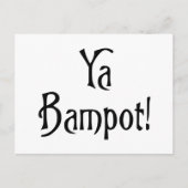 Ya Bampot grappig Schotse banter patter slang Briefkaart (Voorkant)