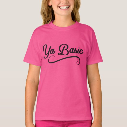 Ya Basic Funny Pop Cultuur Quote Kinder T-shirt (Voorkant)