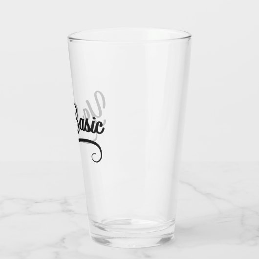 Ya Basic Funny Quote Glas (Links)