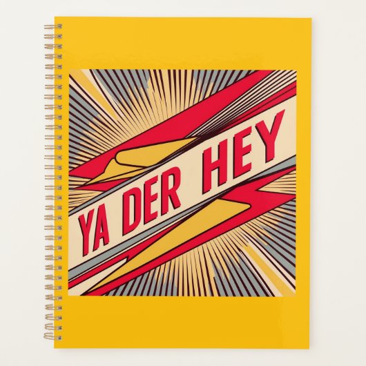 Ya Der Hey (Wisconsin Slang) Planner (Voorkant)