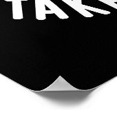 Ya Gouda Take It Cheesy Funny Cheese Pun Dark BG Poster (Hoek)