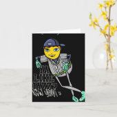 Ya Like Jazz-new York Vintage  Kaart (Gele Bloem)