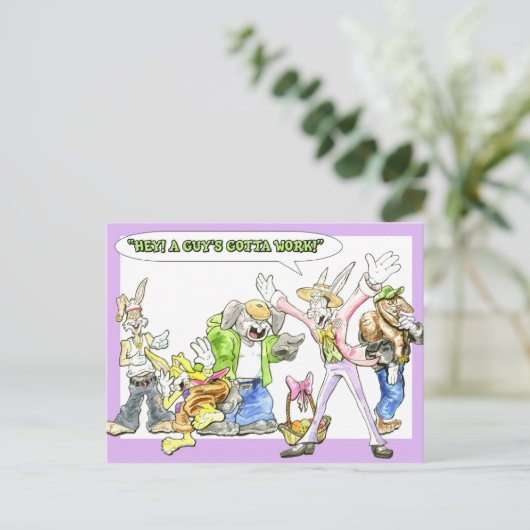 Ya moet doen wat Ya Gotta moet doen Feestdagenkaart (Staand voorkant)