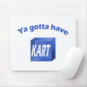 Ya moet KART mousepad hebben Muismat (Met muis)
